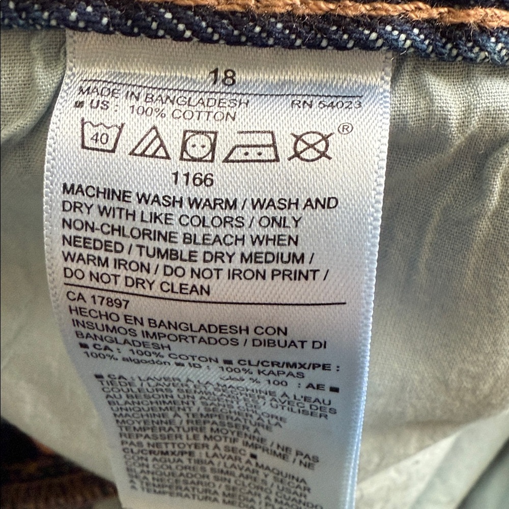 Old Navy Size 18 Women’s SKY-HI STRAIGHT Dark Blue Relaxed Jeans. - Picture 9 of 9